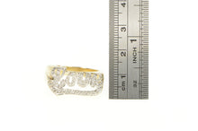 Load image into Gallery viewer, 14K 0.36 Ctw Diamond Love Word Romantic Ring Yellow Gold