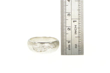 Load image into Gallery viewer, 14K 0.25 Ctw Retro Diamond Domed Wedding Band Ring White Gold