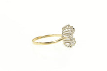 Load image into Gallery viewer, 14K 0.50 Ctw Diamond Cluster Vintage Statement Ring Yellow Gold