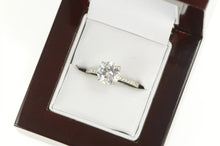 Load image into Gallery viewer, 14K 2.10 Ctw Moissanite Diamond Engagement Ring White Gold