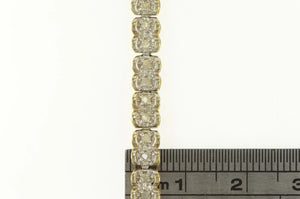 10K 0.75 Ctw Diamond Classic Vintage Tennis Bracelet 6.75" Yellow Gold