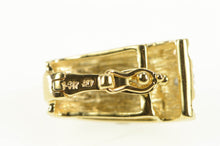 Load image into Gallery viewer, 14K Diamond Striped Squared Graduated Slide Pendant Yellow Gold