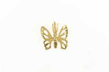 Load image into Gallery viewer, 14K Butterfly Diamond cut Change Symbol Pendant Yellow Gold