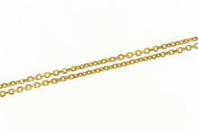 Load image into Gallery viewer, 14K 1.8mm Classic Cable Link Vintage Chain Necklace 17.25&quot; Yellow Gold
