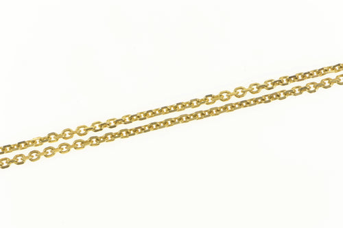 14K 1.8mm Classic Cable Link Vintage Chain Necklace 17.25