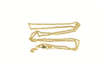 Load image into Gallery viewer, 14K 1.8mm Classic Cable Link Vintage Chain Necklace 17.25&quot; Yellow Gold