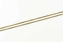 Load image into Gallery viewer, 14K 0.7mm Serpentine Chain Link Classic Necklace 16&quot; Yellow Gold