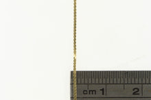 Load image into Gallery viewer, 14K 0.7mm Serpentine Chain Link Classic Necklace 16&quot; Yellow Gold