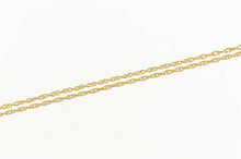 Load image into Gallery viewer, 14K 1.1mm Rolling Cable Woven Link Chain Necklace 15.75&#39;&#39; Yellow Gold