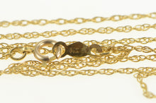 Load image into Gallery viewer, 14K 1.1mm Rolling Cable Woven Link Chain Necklace 15.75&#39;&#39; Yellow Gold