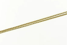 Load image into Gallery viewer, 14K 1.2mm Rounded Box Vintage Square Chain Necklace 18.25&quot; Yellow Gold