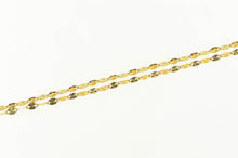 Load image into Gallery viewer, 18K 1.8mm Pressed Sparkle Link Vintage Chain Necklace 16.5&quot; Yellow Gold