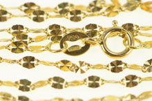 Load image into Gallery viewer, 18K 1.8mm Pressed Sparkle Link Vintage Chain Necklace 16.5&quot; Yellow Gold