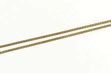Load image into Gallery viewer, 14K 1.3mm Squared Chain Flat Box Link Necklace 19.25&quot; Yellow Gold