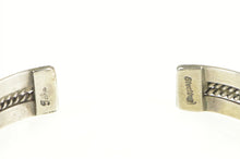 Load image into Gallery viewer, Sterling Silver Taje Navajo Native American Artisan Cuff Bracelet 6.5&quot;