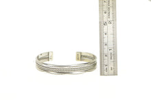 Load image into Gallery viewer, Sterling Silver Taje Navajo Native American Artisan Cuff Bracelet 6.5&quot;