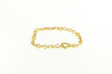 Load image into Gallery viewer, 14K Butterfly Fish Bird Animal Link Chain Vintage Bracelet 6&quot; Yellow Gold