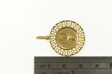 Load image into Gallery viewer, 14K Greek Isle of Crete KPHTH Minotaur Round Charm/Pendant Yellow Gold