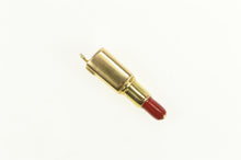 Load image into Gallery viewer, 14K 3D Lipstick Make Up Fashion Accessory Beauty Charm/Pendant Yellow Gold
