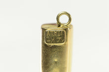 Load image into Gallery viewer, 14K 3D Lipstick Make Up Fashion Accessory Beauty Charm/Pendant Yellow Gold