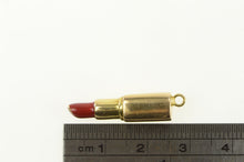 Load image into Gallery viewer, 14K 3D Lipstick Make Up Fashion Accessory Beauty Charm/Pendant Yellow Gold