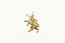 Load image into Gallery viewer, 14K Unicorn Ornate Mystical Magic Creature Charm/Pendant Yellow Gold