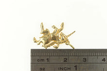 Load image into Gallery viewer, 14K Unicorn Ornate Mystical Magic Creature Charm/Pendant Yellow Gold
