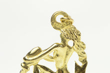 Load image into Gallery viewer, 14K Aquarius Zodiac Sign Water Bearer Symbol Charm/Pendant Yellow Gold