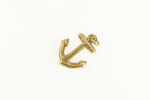 Load image into Gallery viewer, 14K 3D Anchor Hope Symbol Nautical Sailing Charm/Pendant Yellow Gold