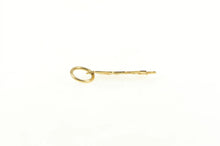 Load image into Gallery viewer, 14K Brat Spoiled Word Cut Out Novelty Funny Charm/Pendant Yellow Gold