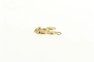14K Mickey Mouse Cartoon Heart Walt Disney Charm/Pendant Yellow Gold