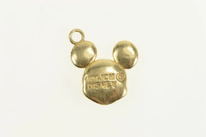 14K Mickey Mouse Cartoon Heart Walt Disney Charm/Pendant Yellow Gold