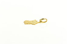 Load image into Gallery viewer, 14K France Country Map Geographic Travel Charm/Pendant Yellow Gold