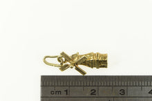 Load image into Gallery viewer, 14K 3D Articulated Dutch Windmill Netherlands Charm/Pendant Yellow Gold