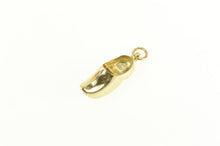 Load image into Gallery viewer, 14K 3D Dutch Clog Shoe Slipper Travel Souvenir Charm/Pendant Yellow Gold