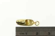 Load image into Gallery viewer, 14K 3D Dutch Clog Shoe Slipper Travel Souvenir Charm/Pendant Yellow Gold