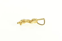 Load image into Gallery viewer, 14K 3D Cherub Winged Angel Baby Protection Charm/Pendant Yellow Gold