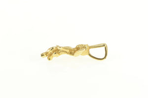 14K 3D Cherub Winged Angel Baby Protection Charm/Pendant Yellow Gold