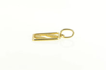 Load image into Gallery viewer, 14K Pisces Astrology Star Zodiac Sign Squared Charm/Pendant Yellow Gold