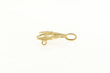 Load image into Gallery viewer, 14K Diamond Cut Love Bird Heart Love Symbol Charm/Pendant Yellow Gold