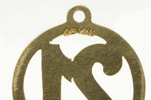 Load image into Gallery viewer, 14K 21 Twenty First Birthday Number Cut Out Charm/Pendant Yellow Gold