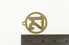 Load image into Gallery viewer, 14K 21 Twenty First Birthday Number Cut Out Charm/Pendant Yellow Gold