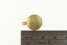 Load image into Gallery viewer, 14K Simple Round Photo Picture Vintage Charm/Pendant Yellow Gold