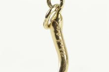 Load image into Gallery viewer, 14K 3D Italian Horn Traditional Protection Symbol Charm/Pendant Yellow Gold