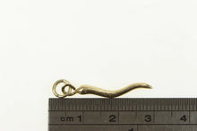 Load image into Gallery viewer, 14K 3D Italian Horn Traditional Protection Symbol Charm/Pendant Yellow Gold