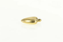 Load image into Gallery viewer, 14K Victorian Forget Me Not Puffy Heart Love Charm/Pendant Yellow Gold