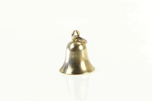 14K 3D Articulated Wedding Bell Romantic Charm/Pendant Yellow Gold