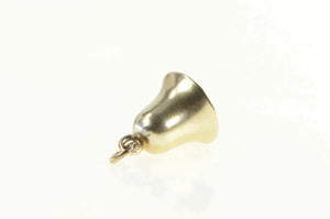 14K 3D Articulated Wedding Bell Romantic Charm/Pendant Yellow Gold