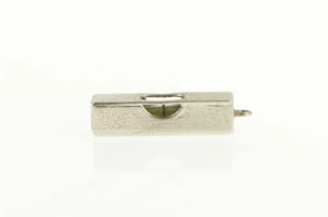 Sterling Silver 3D Level Construction Measuring Tool Charm/Pendant