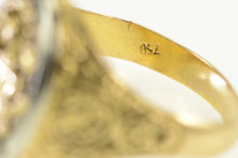 Load image into Gallery viewer, 18K Elaborate Scrollwork Family Crest Emblem Ring Yellow Gold